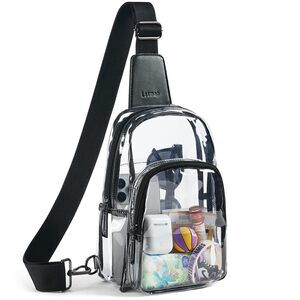Clear Bag for Stadium Events, Clear Purse for Women Stadium Crossbody